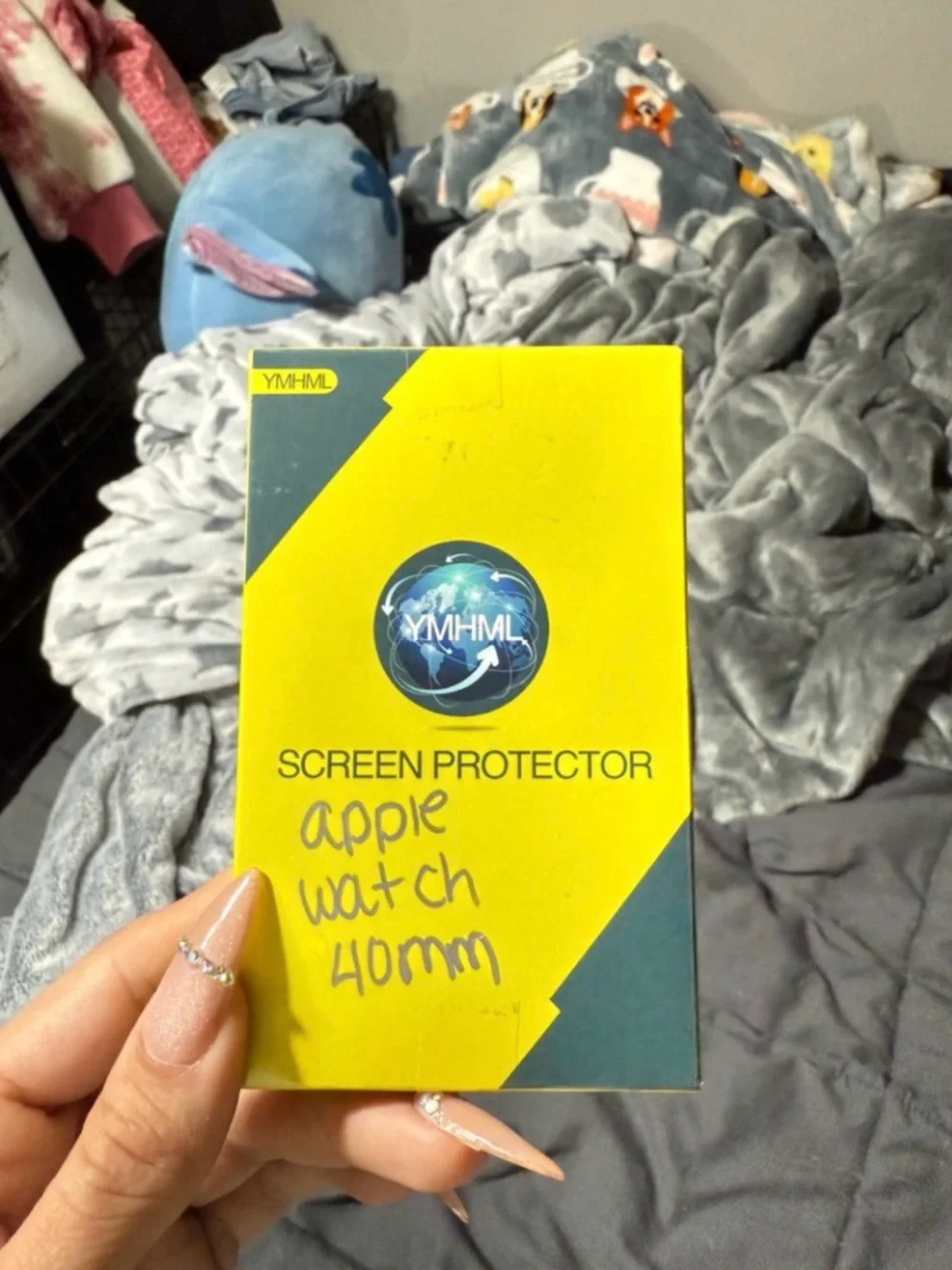 Yellow Screen Protector Packaging for Apple Watch